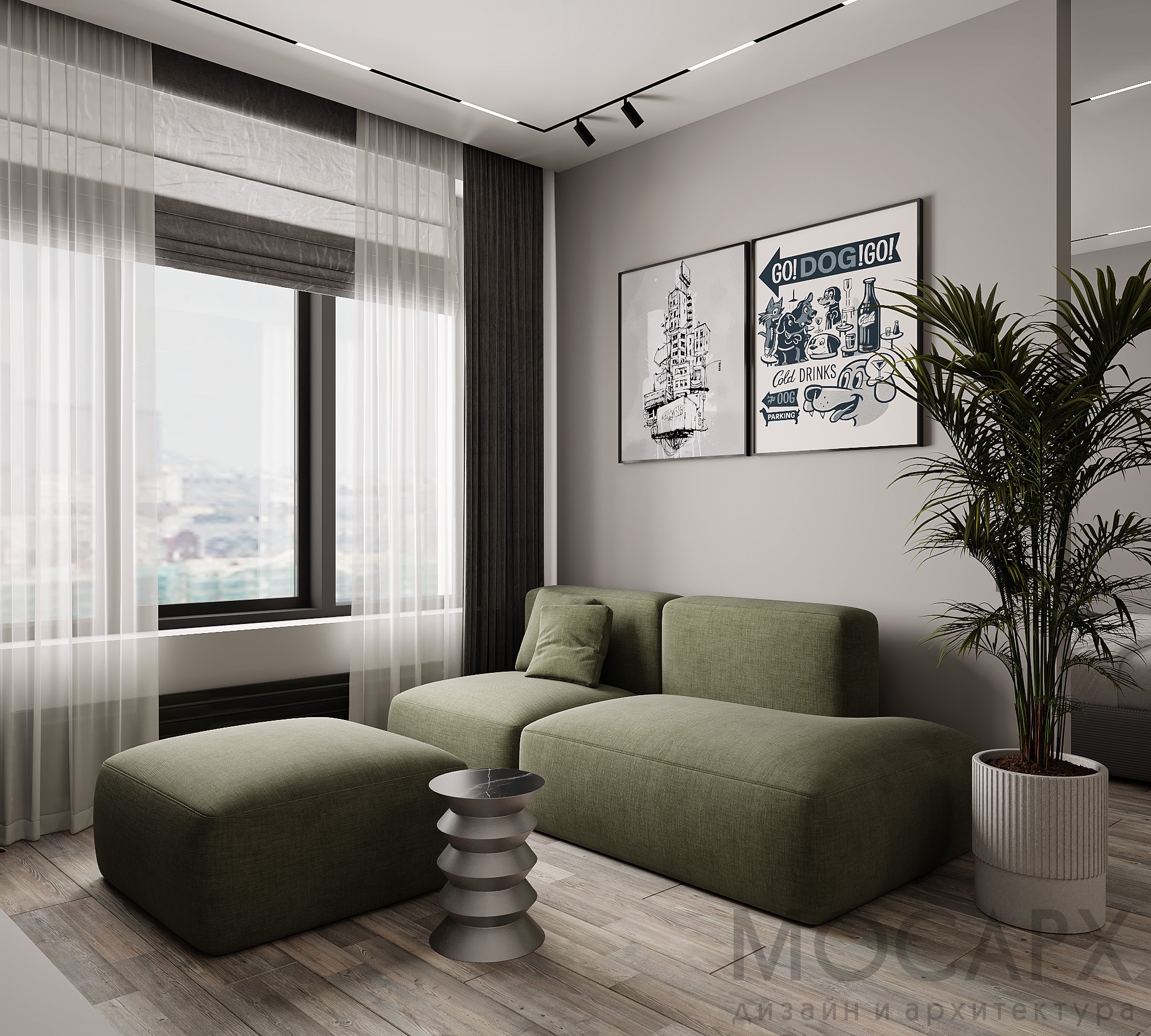 Двухкомнатная квартира в ЖК UNO